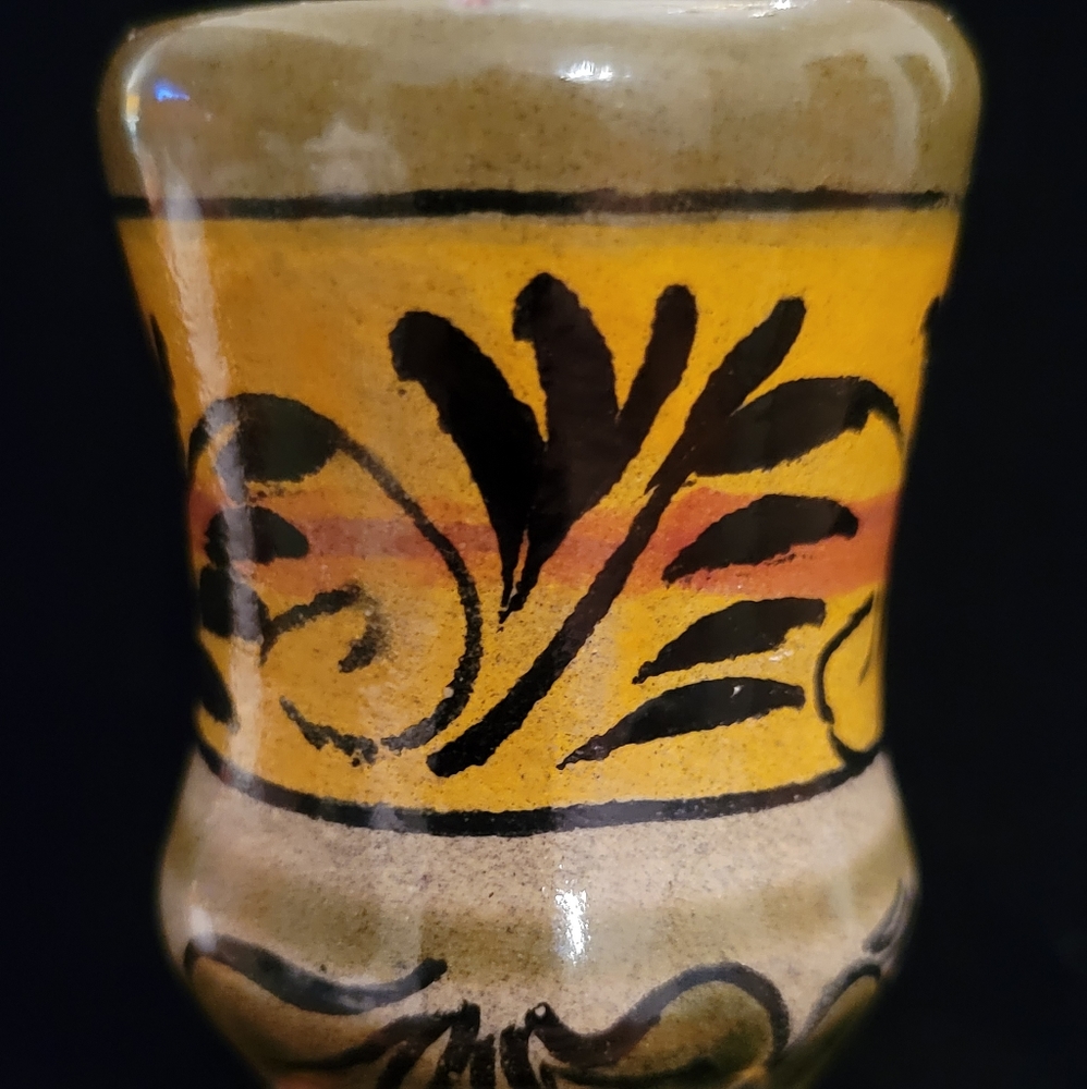 Vintage Mexican Talavera Pottery Candle Holder, Mexican Home Decor - Picture 6 of 6